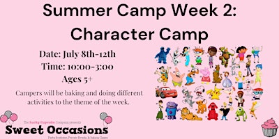 Primaire afbeelding van Summer Camp Week 2: Character Camp