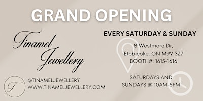 Tinamel Jewellery Grand Opening primary image