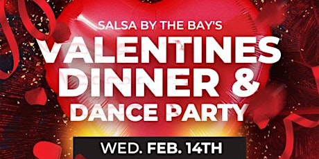 Immagine principale di Valentines’ Dinner + Live Salsa Band and  Salsa Lessons 