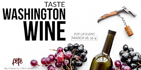 Imagem principal de Washington Wine Month Pop Up Tasting March 2024