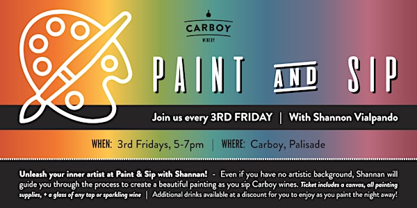Paint and Sip with Shannan