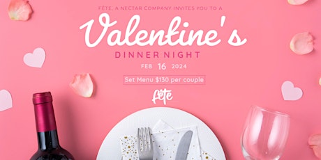 Four Course Valentine Dinner for Two primary image