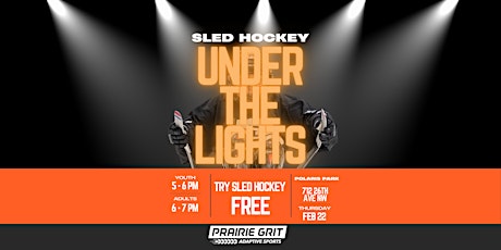 Under the Lights - Outdoor Sled Hockey primary image