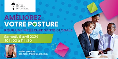 AMÉLIOREZ VOTRE POSTURE – Pour une meilleure santé globale primary image