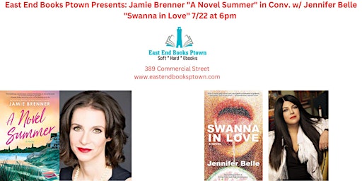 Imagem principal de Jamie Brenner "A Novel Summer" in Conv. w/ Jennifer Belle "Swanna in Love"