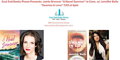 Imagem principal do evento Jamie Brenner "A Novel Summer" in Conv. w/ Jennifer Belle "Swanna in Love"