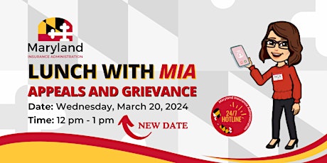 Lunch with MIA: Appeals and Grievance primary image