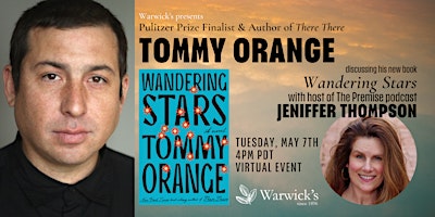 Hauptbild für Tommy Orange discussing WANDERING STARS w/Jeniffer Thompson