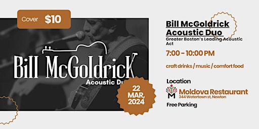 Bill McGoldrick Acoustic Duo - Greater Boston’s Leading Acoustic Act primary image