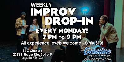 Immagine principale di Improv Class (Every Monday Night! - Beginners Welcome) 