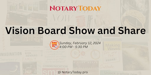 Vision Board Show and Share primary image