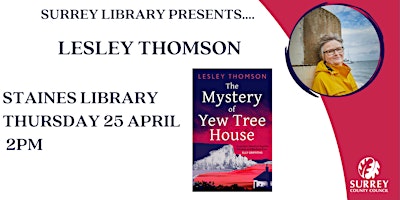 Imagen principal de An afternoon with Lesley Thomson at Staines Library