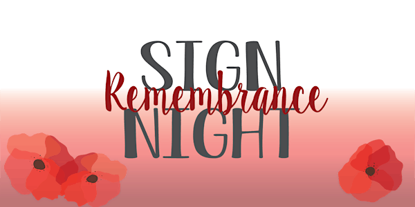 Remembrance Sign Painting Night