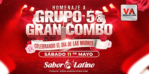 Primaire afbeelding van Hom. GRUPO 5 & GRAN COMBO, CELEBRANDO A MAMÁ ! NEW YORK