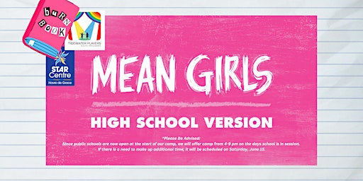 Hauptbild für Teen Musical Theatre Camp:  Mean Girls - High School Version (Grades 7-12)