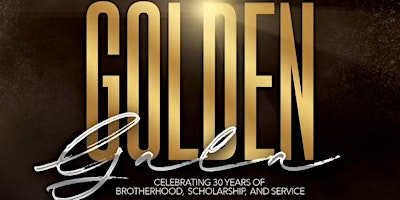 Quincy Alphas - 30th Anniversary Golden Gala primary image