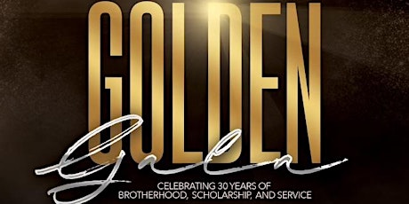 Quincy Alphas - 30th Anniversary Golden Gala