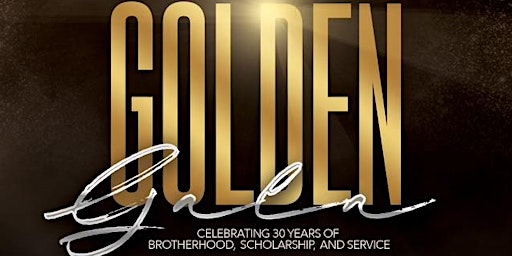 Imagem principal do evento Quincy Alphas - 30th Anniversary Golden Gala