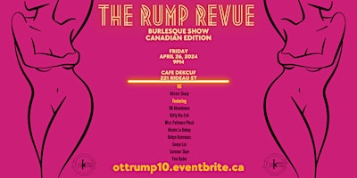 Imagem principal do evento The Rump Revue Burlesque Show