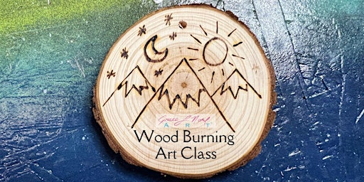Imagem principal do evento Wood Burning  Art Class | Grace Noel Art