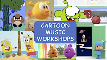 Primaire afbeelding van CARTOON MUSIC WORKSHOPS for kids and youth!
