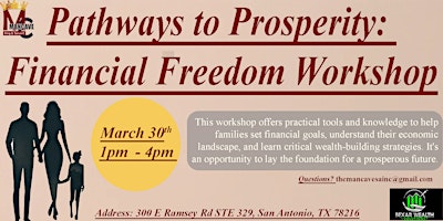 Imagem principal de Pathways to Prosperity:  Financial Freedom Workshop