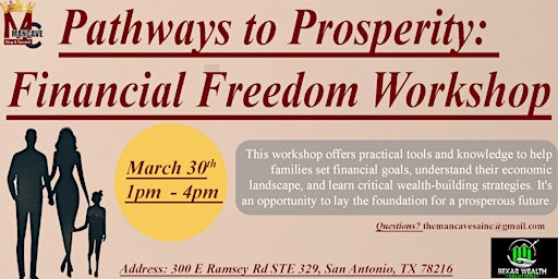 Primaire afbeelding van Pathways to Prosperity:  Financial Freedom Workshop