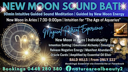 New Moon in Aries  | Relaxation Sound Bath | Guided Sound Meditation