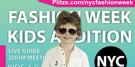 KIDS NYFW FEBRUARY AUDITION - BOYS 4-8 - MEETING WITH SHOW PRODUCERS