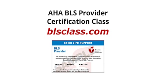 Hauptbild für American Heart Association - BLS Certification Class - Oklahoma