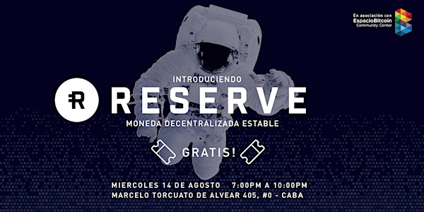 Cocktails Con RESERVE - Moneda Decentralizada Estable