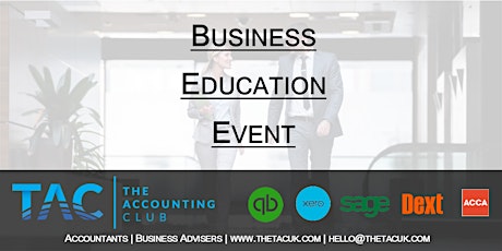 Primaire afbeelding van Business Education Event - The Accounting Club (Company Car)