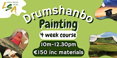(D)Painting Class, 4 Wed Morn's,10am-12.30pm, April10th,17th, 24th & May1st primary image
