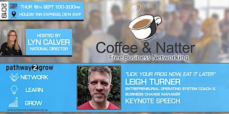 Burton Coffee & Natter - Free Business Networking Thurs 19th Sept 2019 primary image