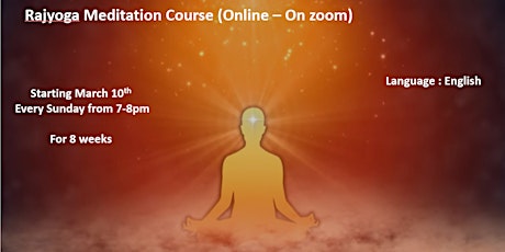 RajYoga Meditation Foundation Course | Online on Zoom | English  primärbild