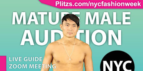 MATURE MALE 36-46 - IN-PERSON NYFW FEBRUARY AUDITION - $6,120 IN PRIZES