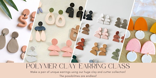 Polymer Clay Earring Class | Make Your Own Pair or Polymer Clay Earrings! primary image