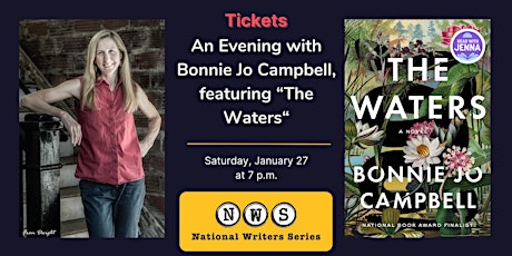 In-Person & Virtual Tickets to Bonnie Jo Campbell, Featuring "The Waters" primary image