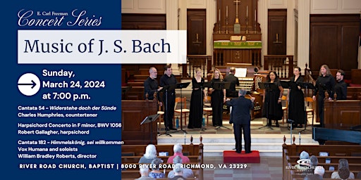 Music of J. S. Bach | Ensemble, Harpsichord, & Solos | River Road Church primary image
