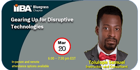 Gearing up for Disruptive Technologies with Tolulope Samuel