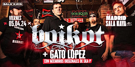 Concierto de Boikot y Gato Lopez  en  Sala Kaya