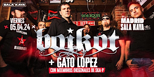 Primaire afbeelding van Concierto de Boikot y Gato Lopez  en  Sala Kaya