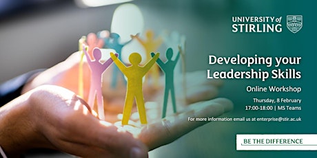 Developing your Leadership Skills (Online Workshop) primary image