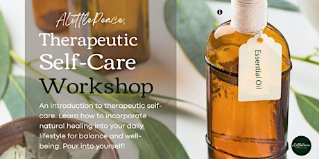 Therapeutic Self-Care Workshop