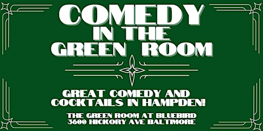 Imagem principal do evento Comedy in the Green Room
