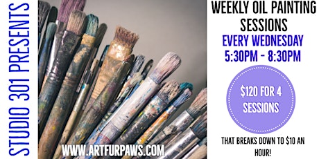 October Weekly Art Classes-Wednesday-Evenings primary image