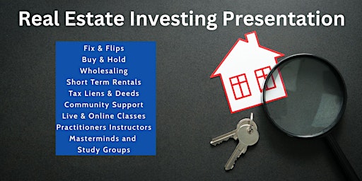 Primaire afbeelding van TAKE ACTION NOW! DO NOT WAIT, REAL ESTATE INVESTING TRAINING!