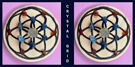 Mindful Craft Class -Seed of Life Crystal Grid with New Moon & Solar Eclipe