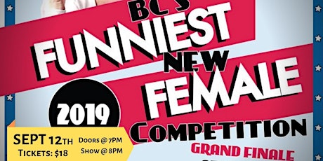 Primaire afbeelding van BC's Funniest NEW Female Competition (GRAND FINALE)