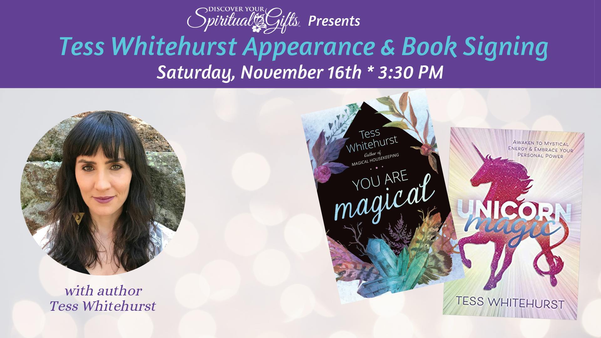 Tess Whitehurst Appearance & Book Signing